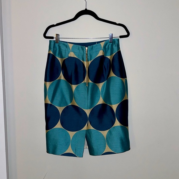 Kate Spade Silk-Blend Circle Pencil Skirt. Size 8. - Picture 3 of 11